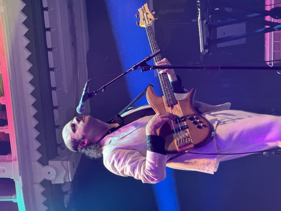 Donny Benét performing on stage