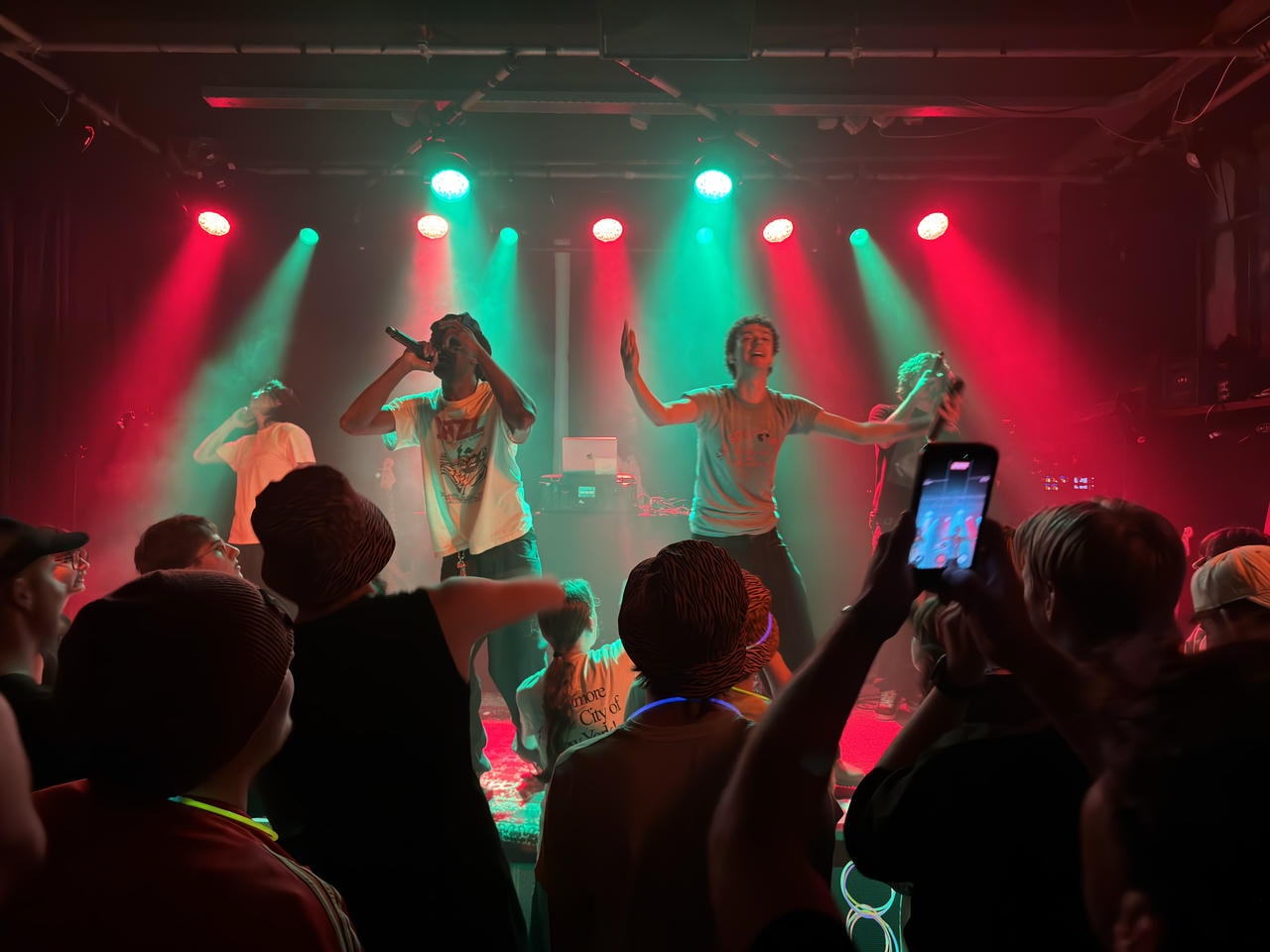 WHATMORE performing live on stage.